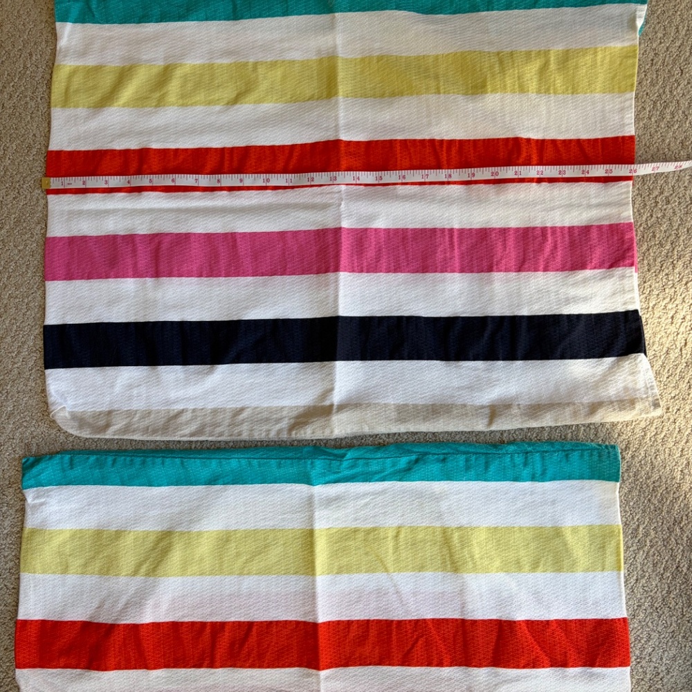 Kate Spade comforter set Full/Queen Candy Stripe - Picture 2 of 12